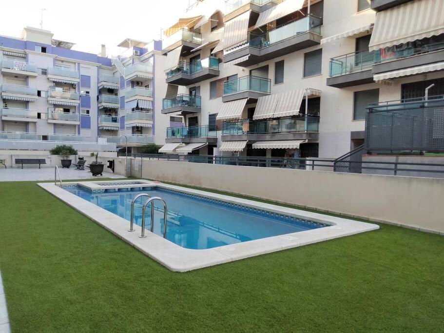 Residencial Azahar, Piscina Y Parking Gratis Lägenhet Moncófar Exteriör bild